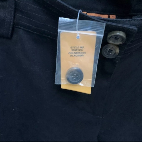 Vtg NWT Authentic TORY BURCH BLACK CARGO PANTS SZ 14 🔥 - Picture 2 of 5